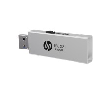 HP 818w 32GB USB 3.2 Flash Drive Silver Metal
